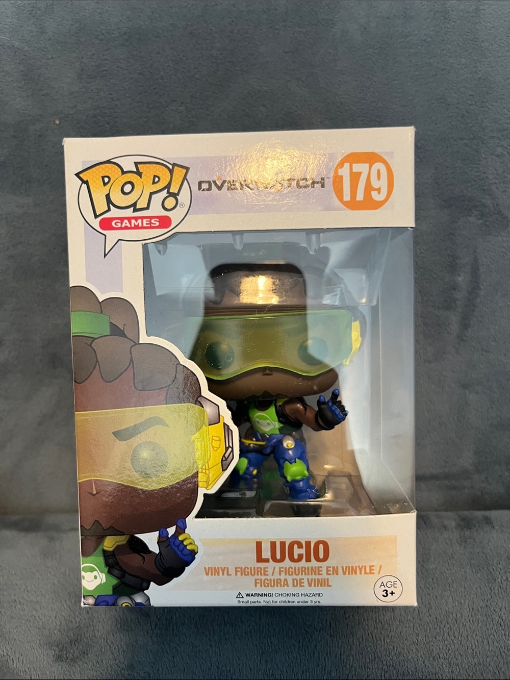 Funko Pop! Games Overwatch Lucio #179 - Green/Blue Vinyl Figure